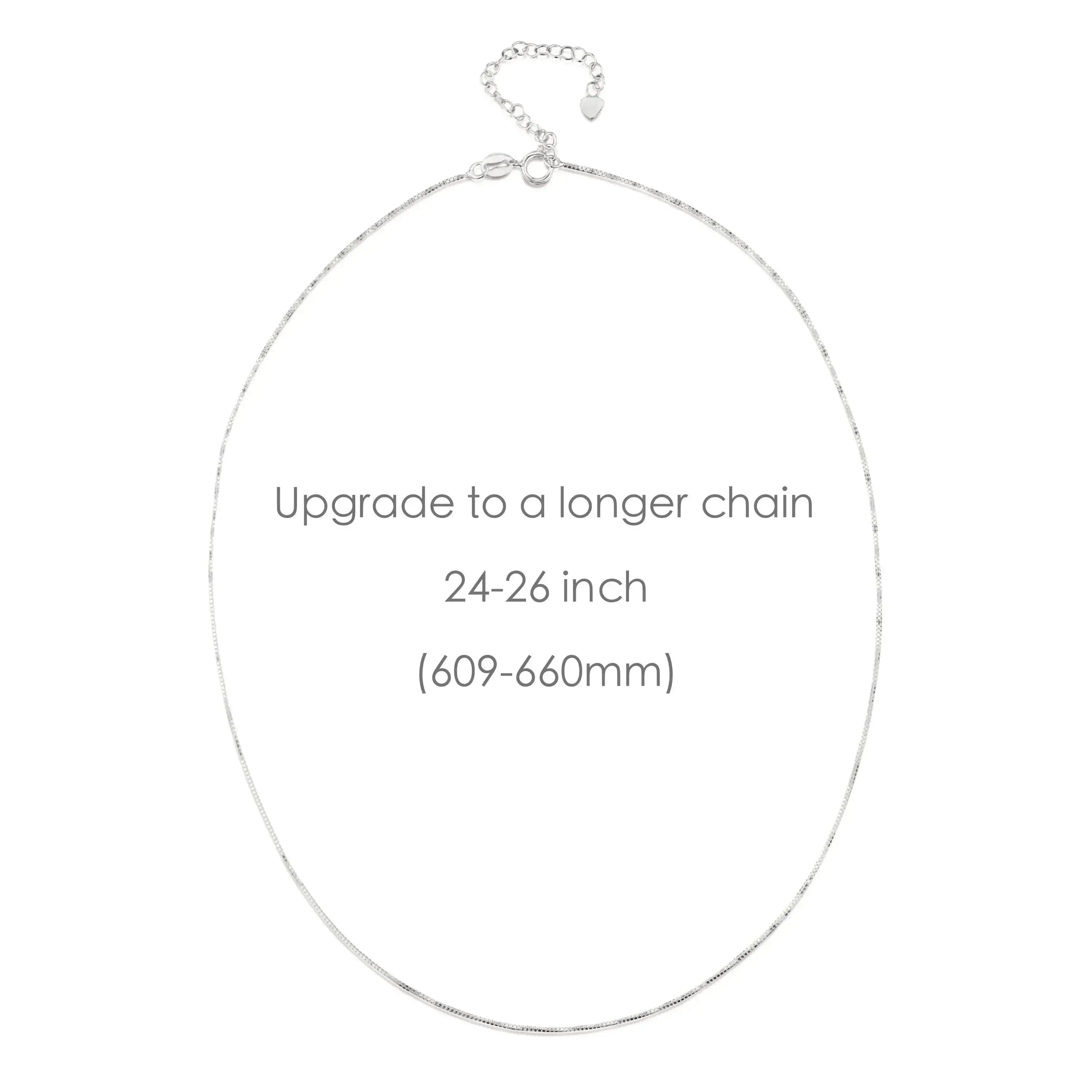 Add a longer chain - 24-26 inch (609-660mm) - L