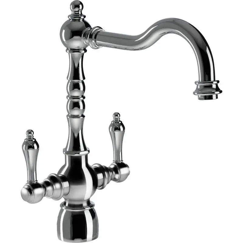 Abode Bayenne Monobloc Dual Lever Tap With or Without Integrated Handspray AT3027 1