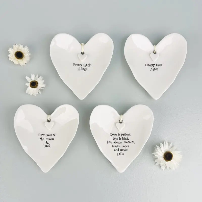 East of India Heart Ring Dish - Love you to the moon.. 3