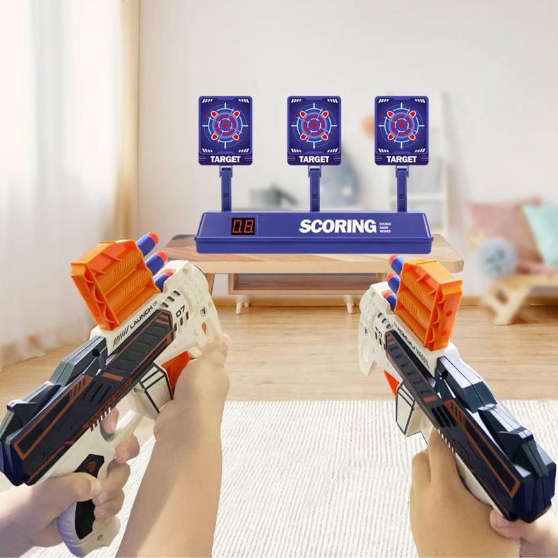Electronic Digital Target for Nerf Guns,Nerf Gun Toy with Auto Reset Targets,Birthday Presents Halloween Xmas Gifts for 5-10 Year Olds Boys kids 4