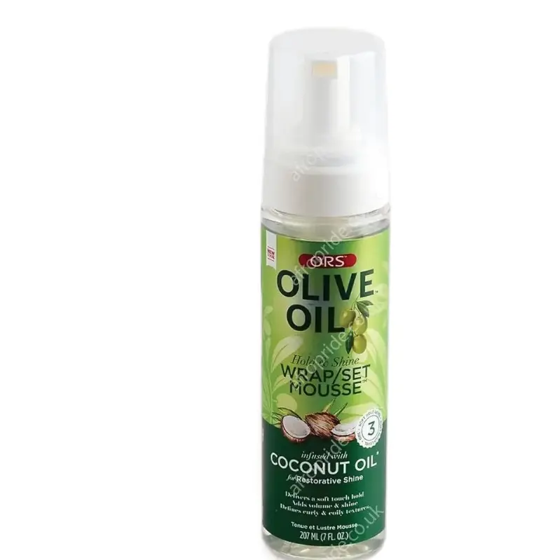 Olive oil wrap/set mousse