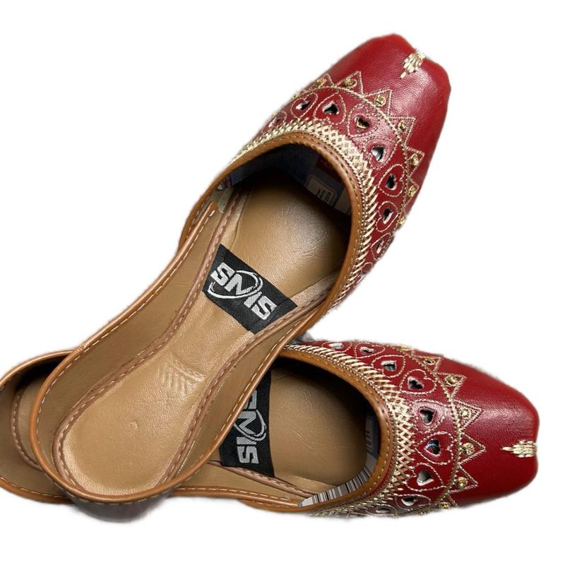 Khussa pumps cutwork summer collection  Women Footwear comfortable Fashion Shoe Flat Flatform Casual Design 1