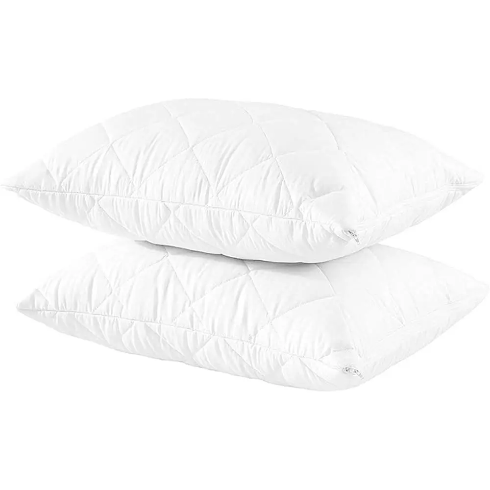 Ultra Deluxe Quilted Pillows - Premium Multipack (2, 4, 6 Pack) for Ultimate Comfort and Support