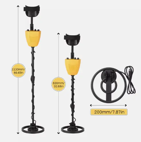 Deep Underground Metal Detector Professional Hunt Treasure Gold Coins Waterproof 2