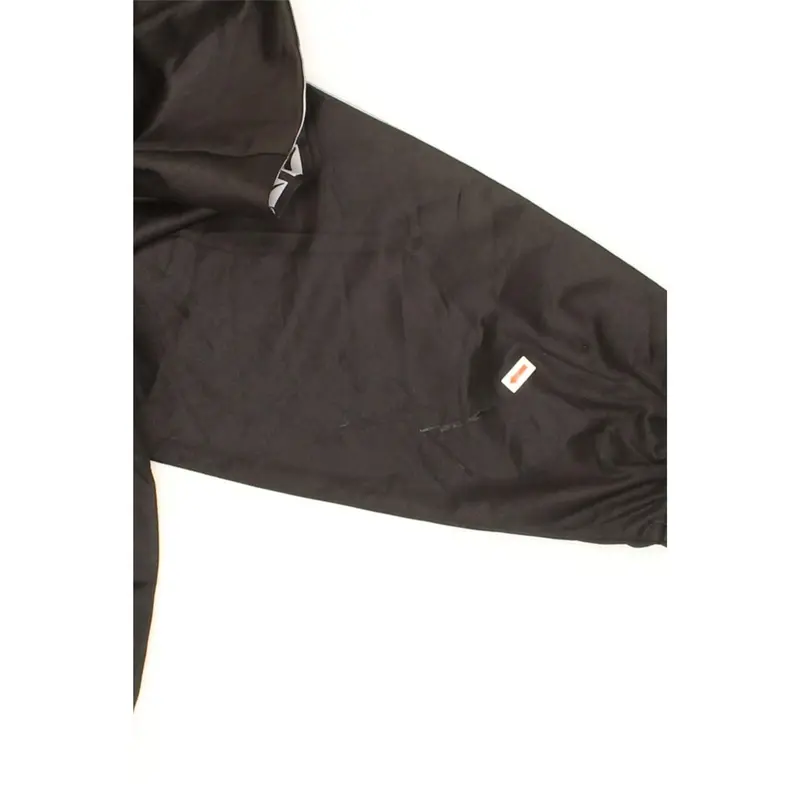 Pre-Owned Vintage DIADORA Womens Graphic Tracksuit Top Jacket UK 14 Large  Black Polyester 3