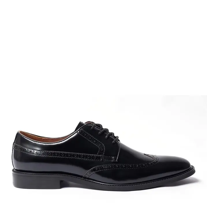 Giorgio Mens Brogue Leather Oxford Shoes Lace Up 1