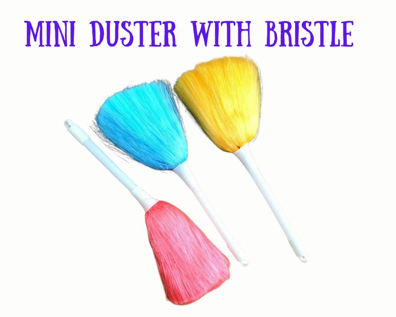 2 Pcs Dust Removal Brush (23cm) Assorted Colours , Microfiber Duster, Washable Mini Dusting Brush with Good Hand Grips | Computer Keyboard Cleaning Brush, Wool Duster, Mini Duster, Duster With Handle, Blind Cleaning Brush Lightweight 3
