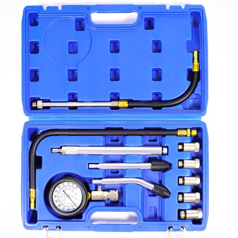Product Introduction of Petrol Engine Compression Tester Kit Fuel Cylinder Pressure Gauge Tool Set 11X 2