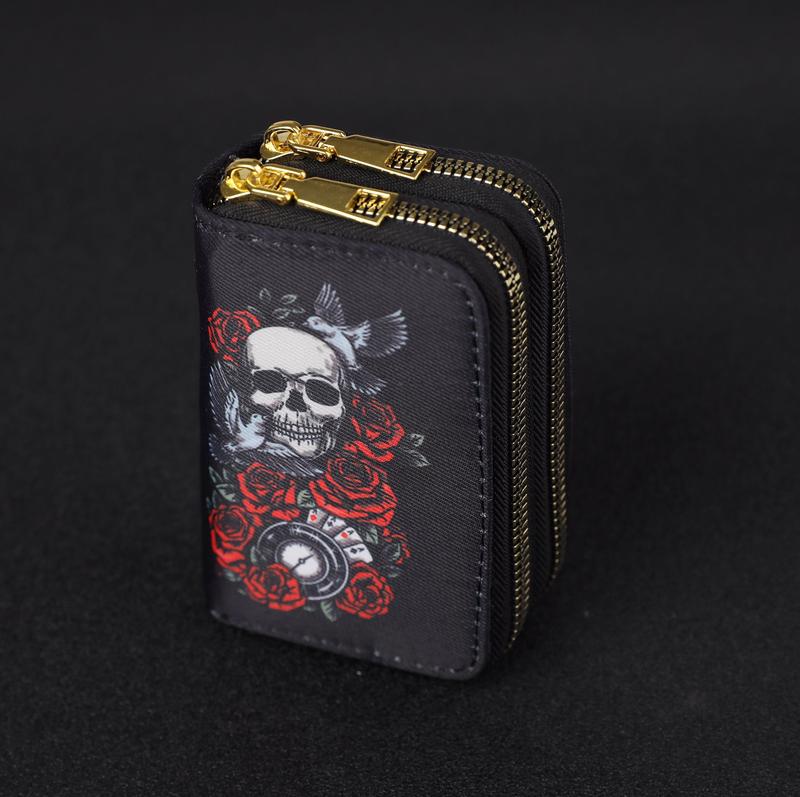 Skull & Roses Set Cross Body Camera Style Bag & Purse 2