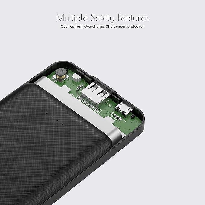 Product Introduction of 【2-Pack】5000mAh Ultra Slim Portable Charger Power bank, 2.4A USB High-Speed Compact External Battery Pack Compatible with iPhone, iPad, Samsung, Nexus and more Accessories Smartphone 5