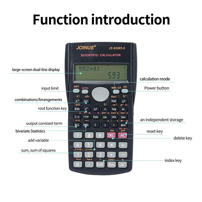Advanced Scientific Calculator for A-Level & Gcse's -2 LINE DISPLAY 0