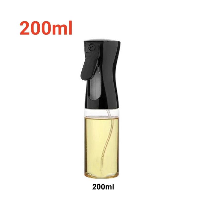 200ml Oil Spray Bottle Kitchen Cooking Olive Oil Dispenser Camping BBQ Baking Vinegar Soy Sauce Sprayer Containers multicoloured spray type oil  dispenser Transparent Utensils Air Fryer Nozzle 2