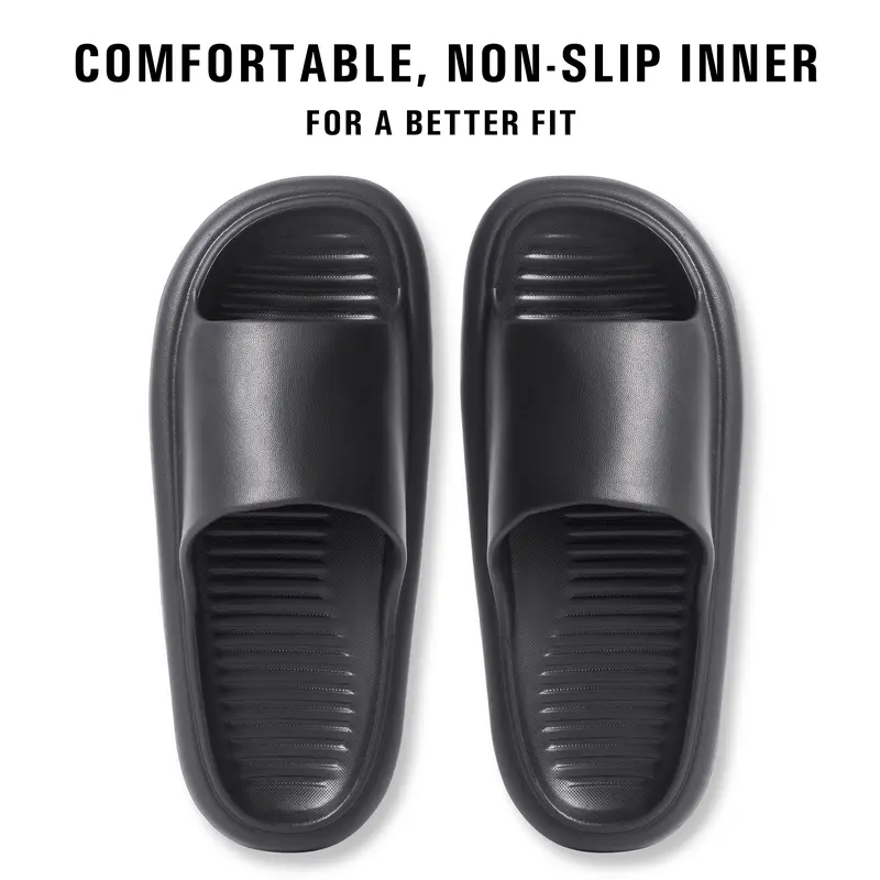 Men's  Sliders Anti-Slip Shower Slippers Comfortable Sandals Beach Pool Bathroom Garden Footwear Walking Shoes Shoe Lightweight Boy Flipflop Nail 2