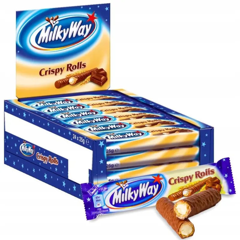 Milky Way Crispy Rolls 24 x 22.5G (Full Box) Long Dated Stock UK Seller RERELEASE 3