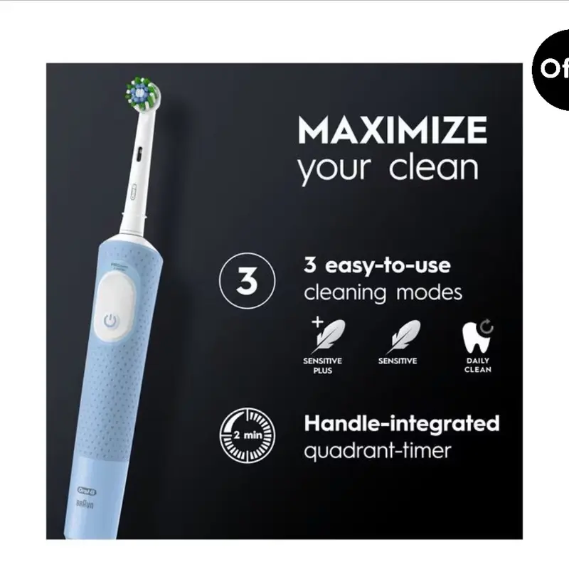 Oral-B Vitality Pro Blue Electric Toothbrush tooth prush 3