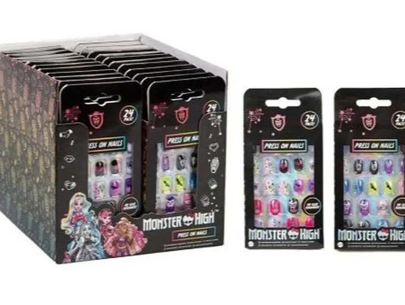 Monster High Press On Nails 24 pack 1 sold