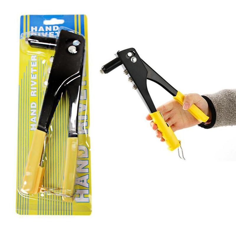 Heavy Duty Hand Riveter With 4 Attached Nozzles Diy 0