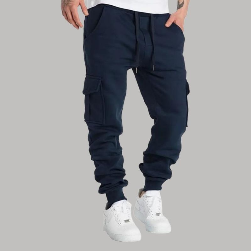 3 Pieces - Six Pockets Cargo Sweatpants Casual Cotton 2