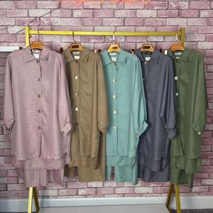 Two-Piece Wide Leg Co-ord Set ONE SIZE UK 8-14 Womenswear Comfort Wideleg Minimalist Basic Trouser