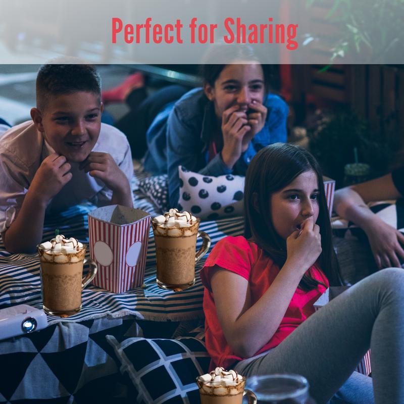 Movie Night Hamper - Galaxy Hot Chocolate Gift Set, Microwave Popcorn - Hot Chocolate Mix, Chocolate Drops, Marshmallows, Sprinkles - Birthday Hamper, Movie Night Box, Family Hamper, Snack Hamper 5