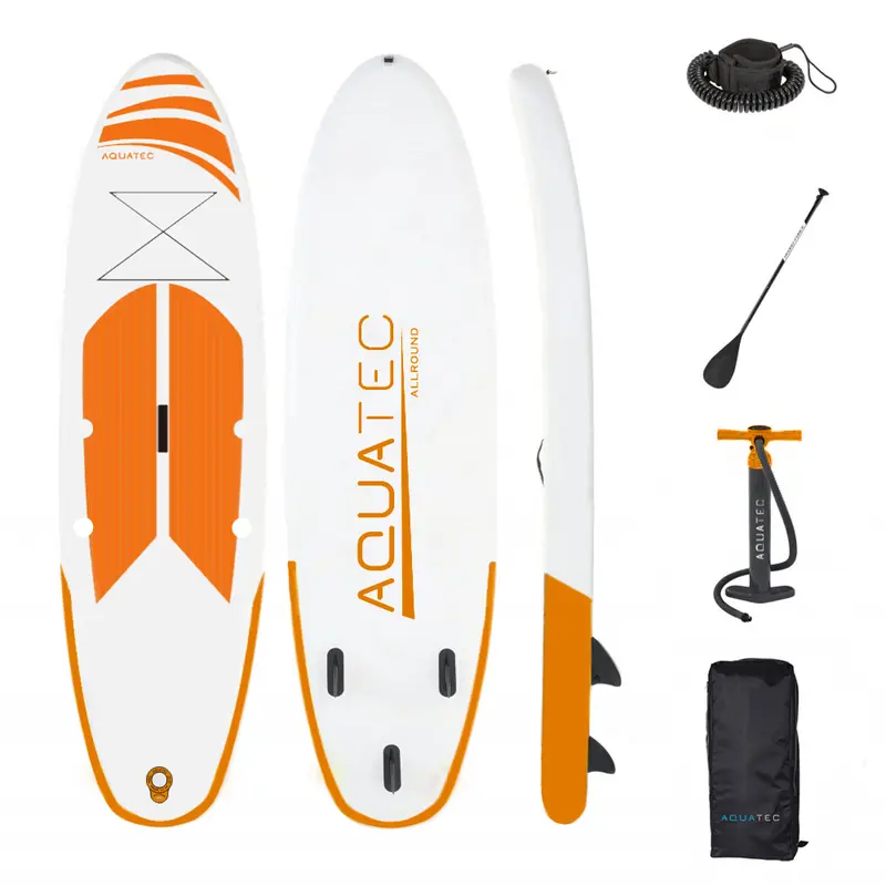 AquaTec Inflatable Paddle Board - Lucia [Intermediate] & Cruiser [Pro] Paddleboards - Perfect for Flat Water & Small Waves 1