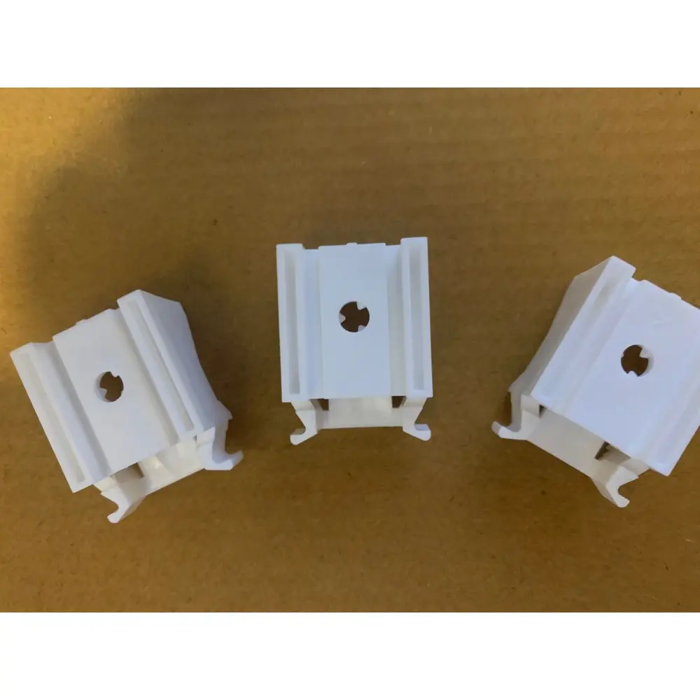 3x Roman Blind spring Block Brackets for corded H track -  Top/Face Fix