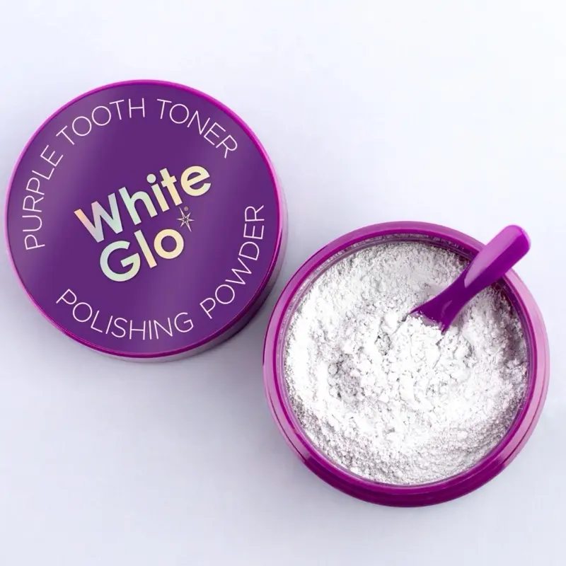 White Glo Purple Whitening Toner Powder Oral Toothpaste