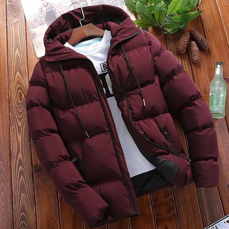 Product Introduction of 2024Men's Winter Coat Men's Casual Jacket Warm hooded thick down jacket Men's Winter Coat Outdoor wear men's 3