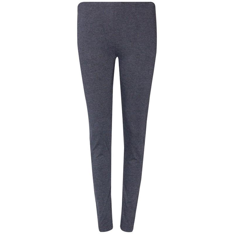 New Womens Ladies Plain Basic Stretch Full Length Leggings Pants UK S M L XL 4