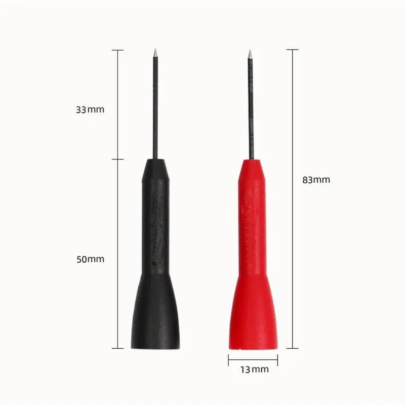 Universal Multimeter Test Lead Extention Back Probes Sharp Needle Micro Pin 2