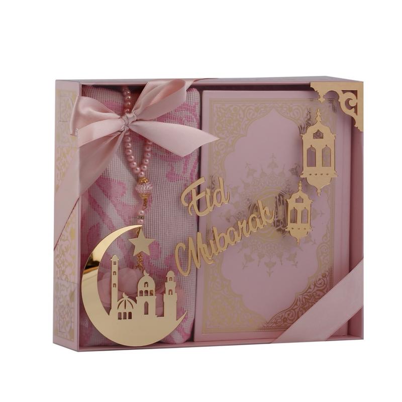 EID GIFT SET * - 3pc bundle gift set, includes Quran, Prayer Rug & Tasbeeh 6