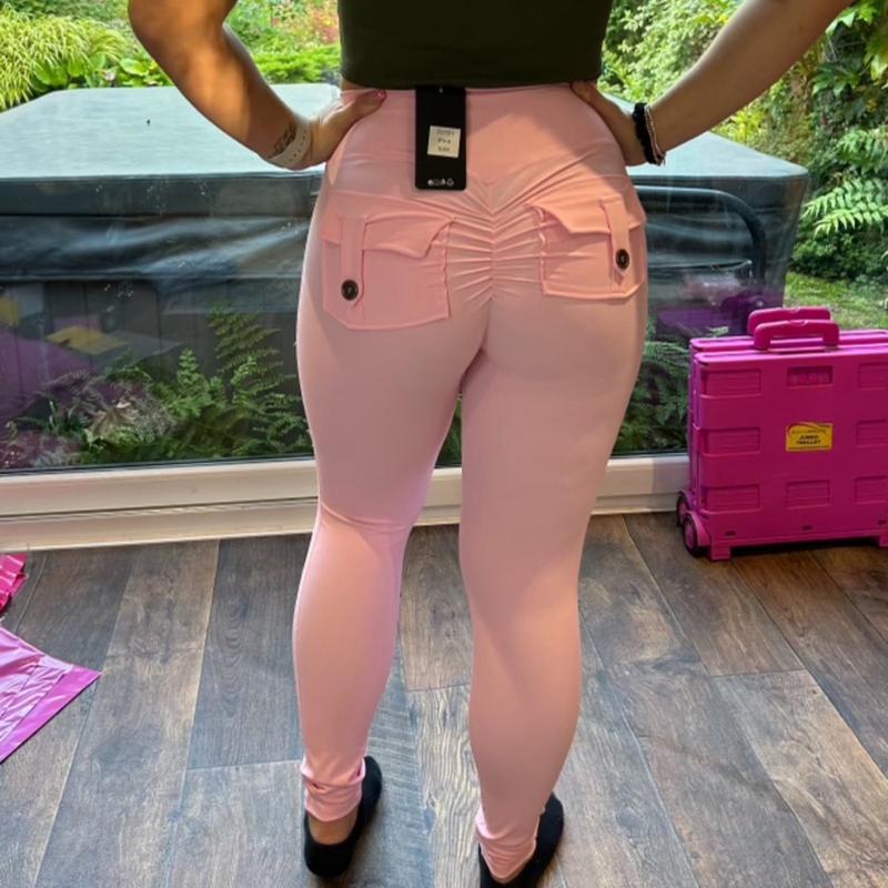 Scrunch bum pocket leggings 3
