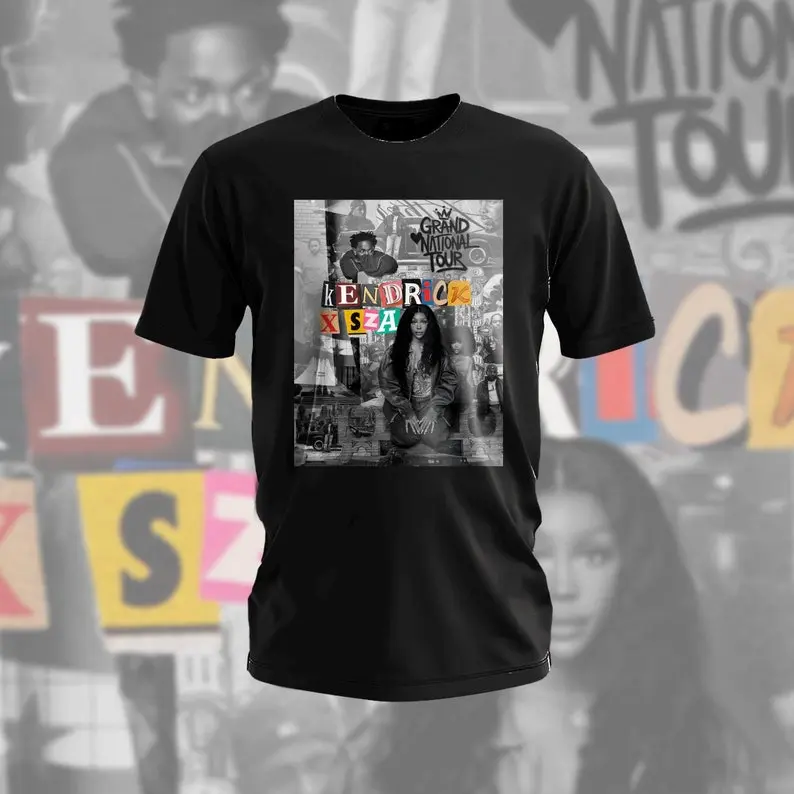 Kendrick Lamar X Sza Special Edition - Merch - Kendrick Lamar Sza T-shirt Unisex Cotton Crewneck Made Using 100% Us Cotton, Design & Printed In The USA