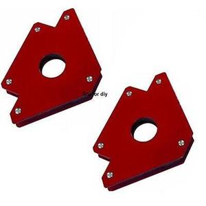 Welding Magnet x2 50lb Large Right Angle Square Holder Soldering Heavy Duty
