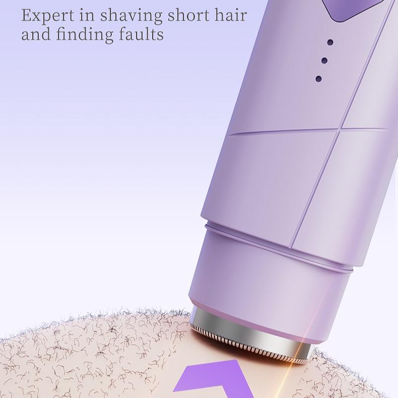 Double headed private hair shaver for women, comfortable electric hair removal knife, waterproof, full body private hair shaver, no black spot armpit hair removal device, a must-have tool for both men and women 8