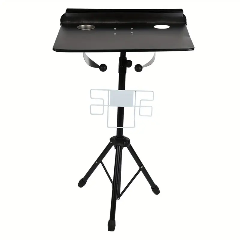Tattoo Work Station Large Portable Tattoo Workstatio Portable collapsible Detachable Mobile Table Adjustable Height Stand Salon Instrument Table Workbench for Tattoo Supplies and Equipment- with removable Tray, Disassembled design 2