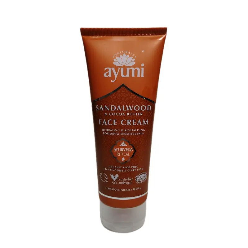 Ayumi sandalwood & ylang ylang 150ml - BODY Scrub 200 ml - Face scrub 125ml - Face  Mask 100ml - Face Cream 100ml   boday care Cleansing 4