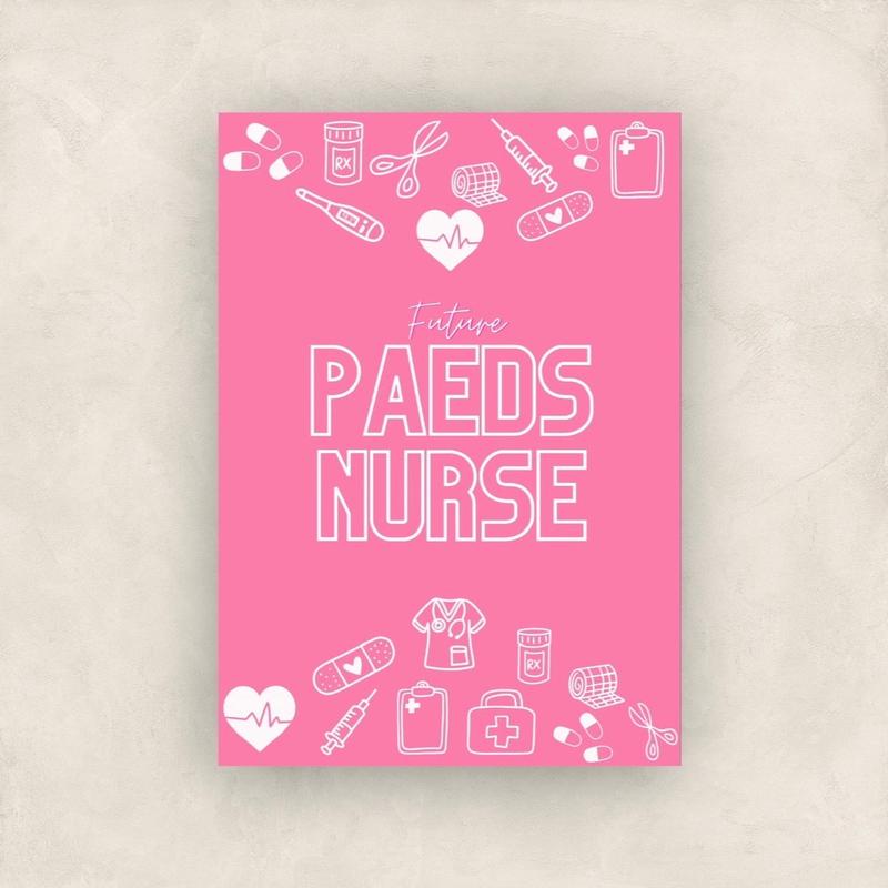 Student Nurse Planner, Weekly Undated, Paediatrics, Mental Health, Learning Disabilities Nurse, Wirobound, Meds Learning Tracker, Placement Tracker 6