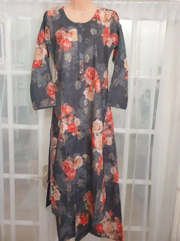 Pakistani ladies Ready-made Suit shalwar kameez 2Pcs Winter Khadar Indian Party Womenswear Asian Clothing Comfort 5