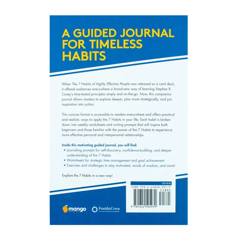 The 7 Habits of Highly Effective People Guided Journal By Stephen R. Convey 4