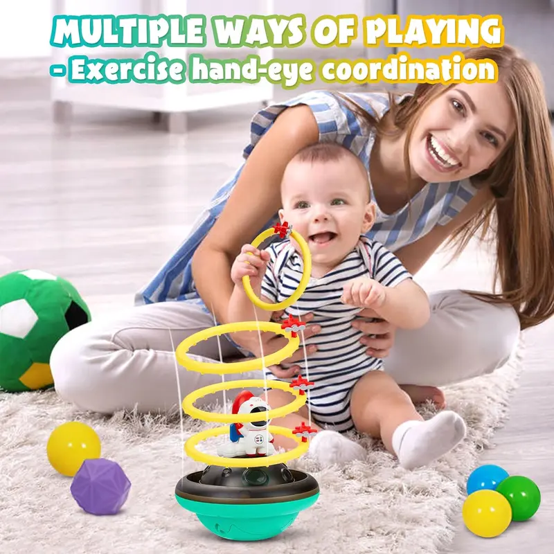 Baby Bath Toys for Toddlers, Spray Water Toy Rotation, Baby Light up Bath Toys, Automatic Induction Sprinkler Shower Toys with LED, Bathtub Pool Bath Toys Gift for 1 2 3 4 5 Year Old Boys Girls bath  toys 3