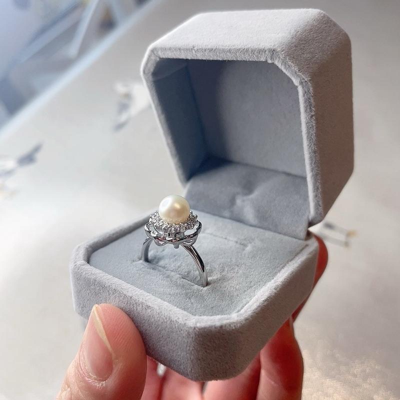 925 Silver Vintage Natural Pearl Spinning/ Anxiety Ring/ Meditation/ Mindfulness/ Birthday/ Aniversary/ Wedding/ Friendship gift 6