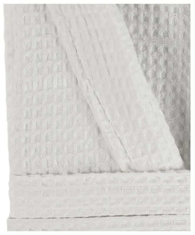 100% Cotton Fabric Lightweight Waffle Dressing Gown - Unisex - Classy Stylish Long Sleeve Bathrobe Comfortable Loungewear Nightwear - Womenswear Menswear  Underwear nightwear Piece Longsleeves Fit Adjustable 8