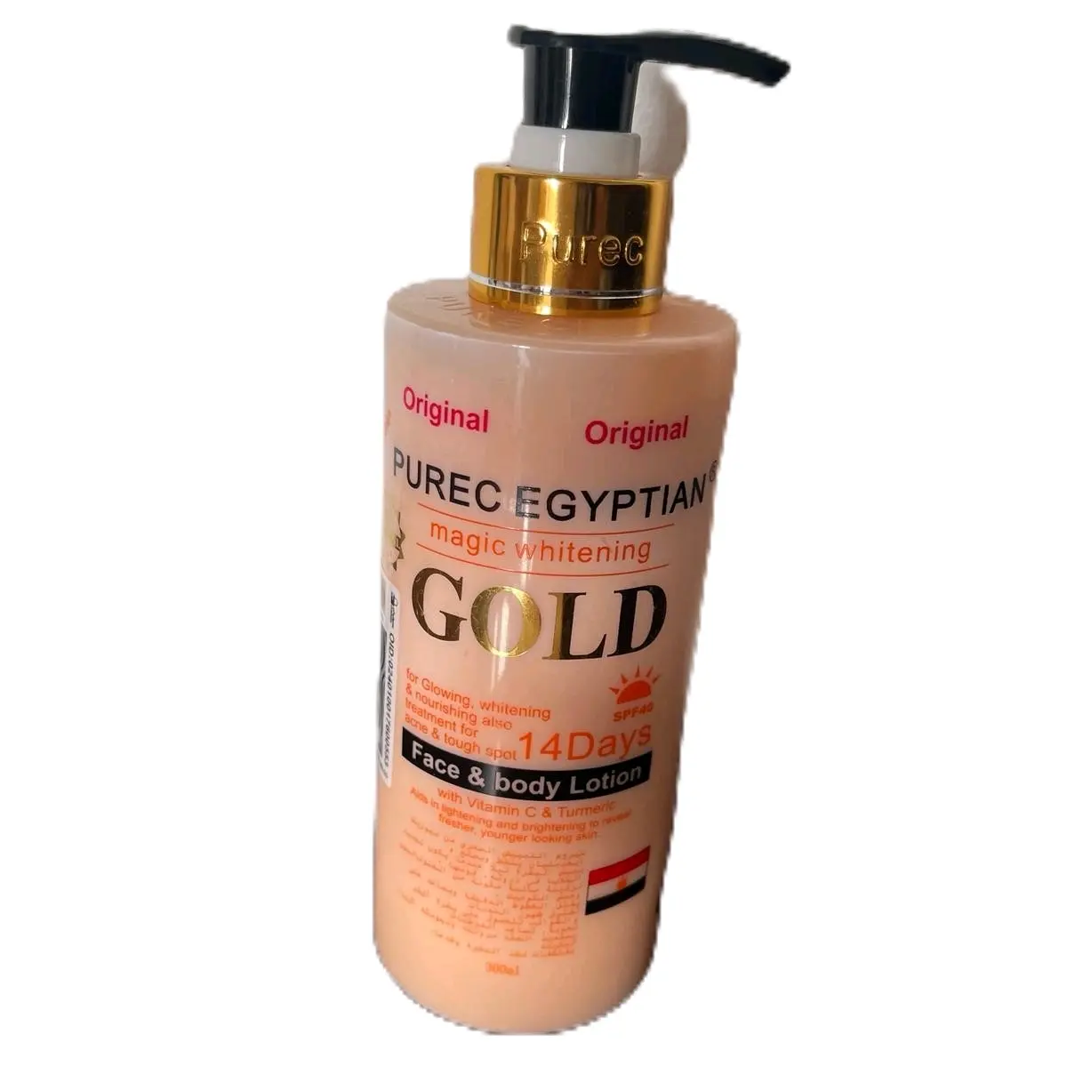 PUREC EGYPTIAN MAGIC GOLD WHITENING LOTION Body Care Cosmetic Skin Care Flawless Blend Radiant Skin Repair Bright