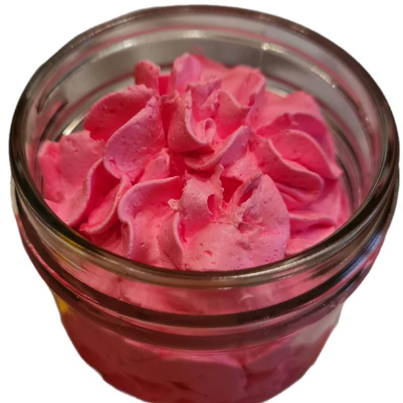 Bubbles with Scent Pink Whipped Soap with Apricot Kernel Oil and Lost Cherry Fragrance - 150g Body Wash for Moisturizing Skin Cleansing Body Care Color 0