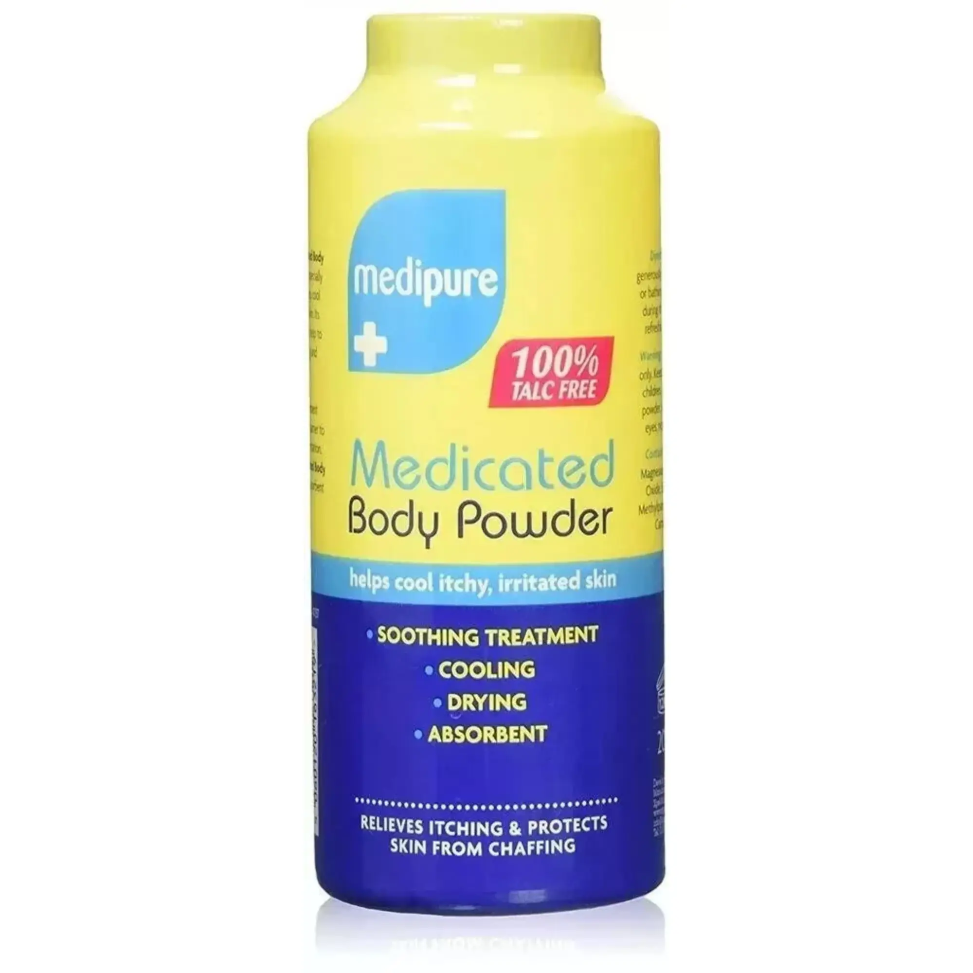 1 x 200g Medipure Medicated Body Powder 100% Talc Free Soothing Treatment