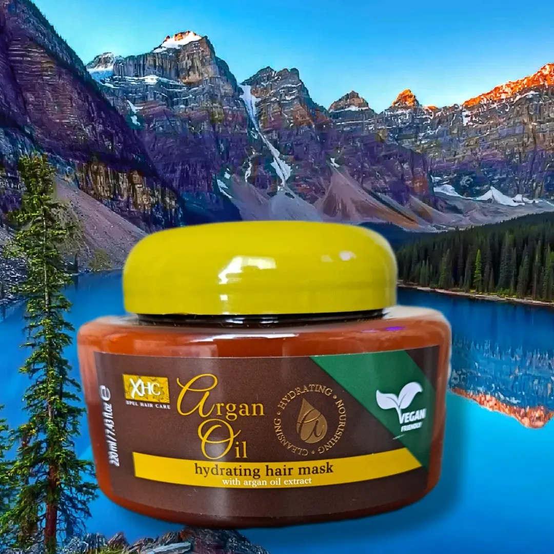 Argan oil hydrating hair mask with argan oil extract. Haircare Moisturizer Nourishing Conditioner jojoba