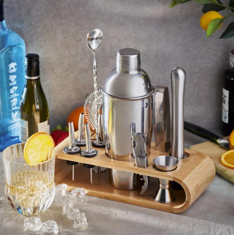 12pc Mixer Drink Bartender Beer Kit Fruit Drinks Tools Cocktail Making Set 1