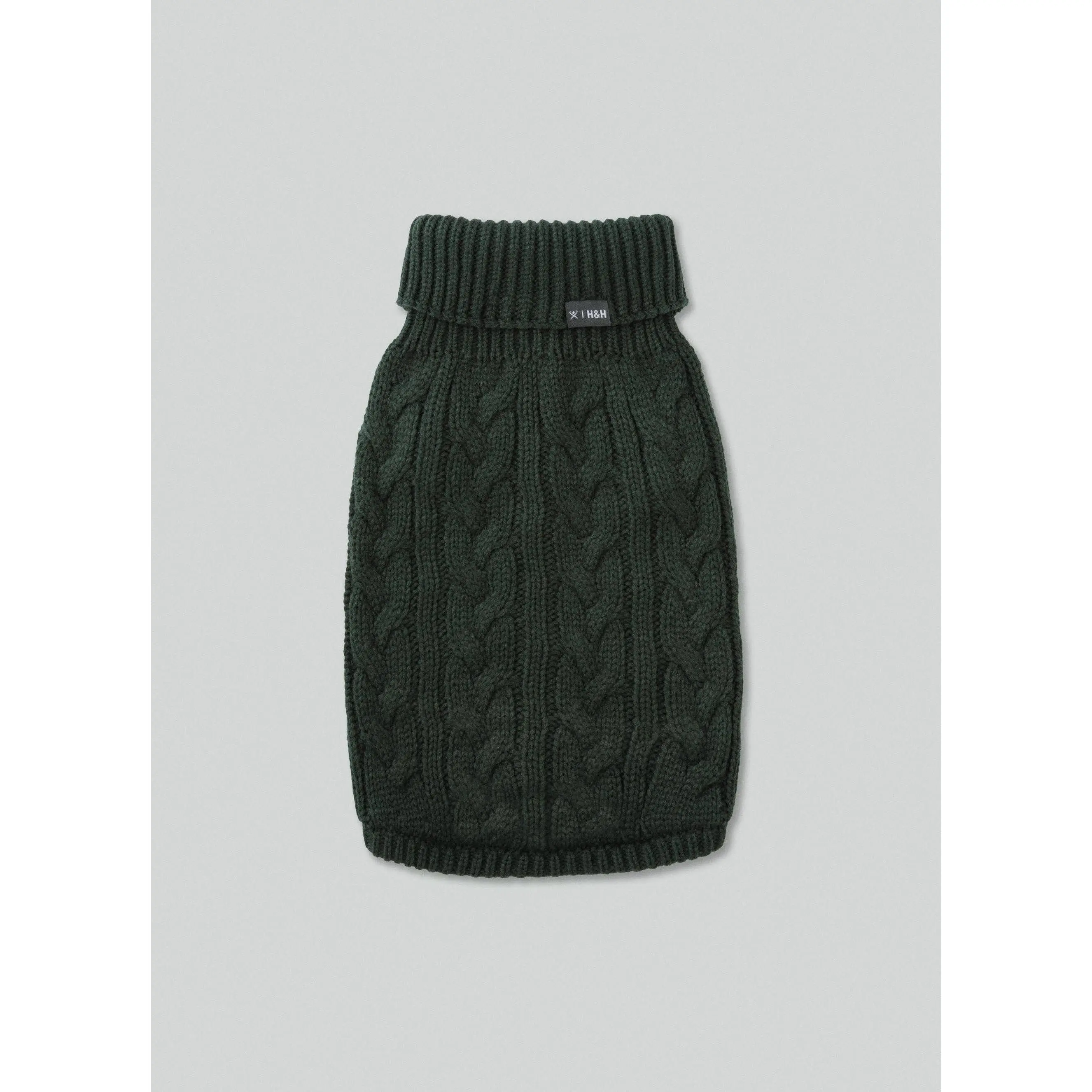 Dog Knit Pullover Jumper - Green (by Hugo & Hudson)