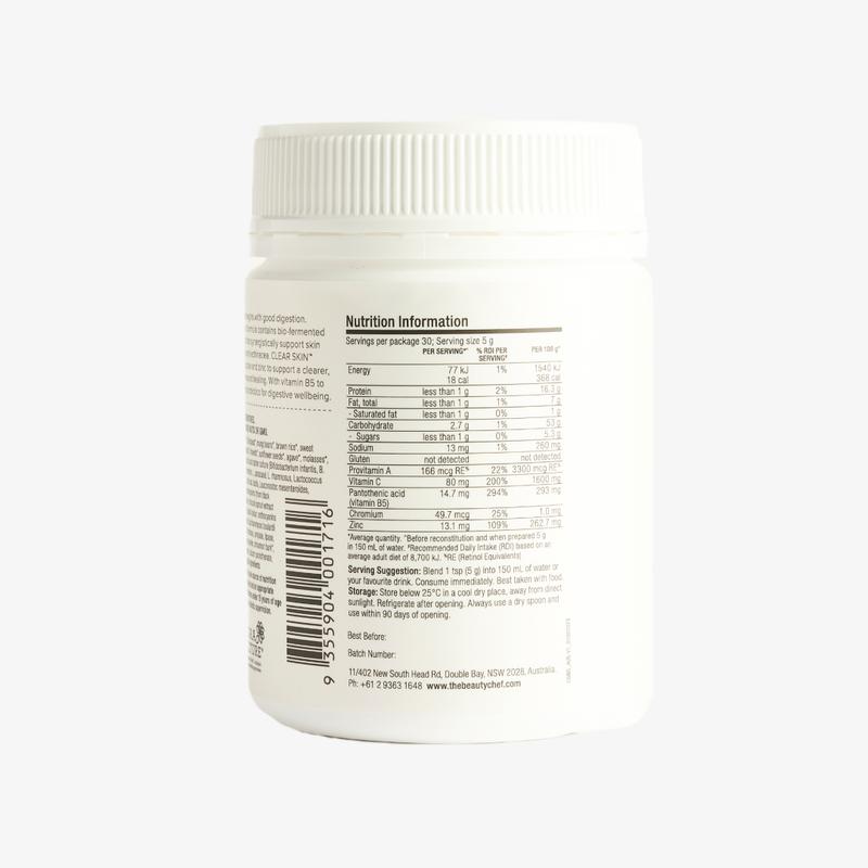 The Beauty Chef - CLEAR SKIN - 150g - promotes a clearer, blemish-free complexion while supporting digestive health. 2